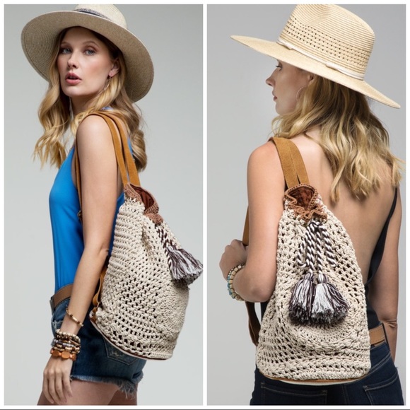 Handmade Crochet Backpack - Picture 4 of 11